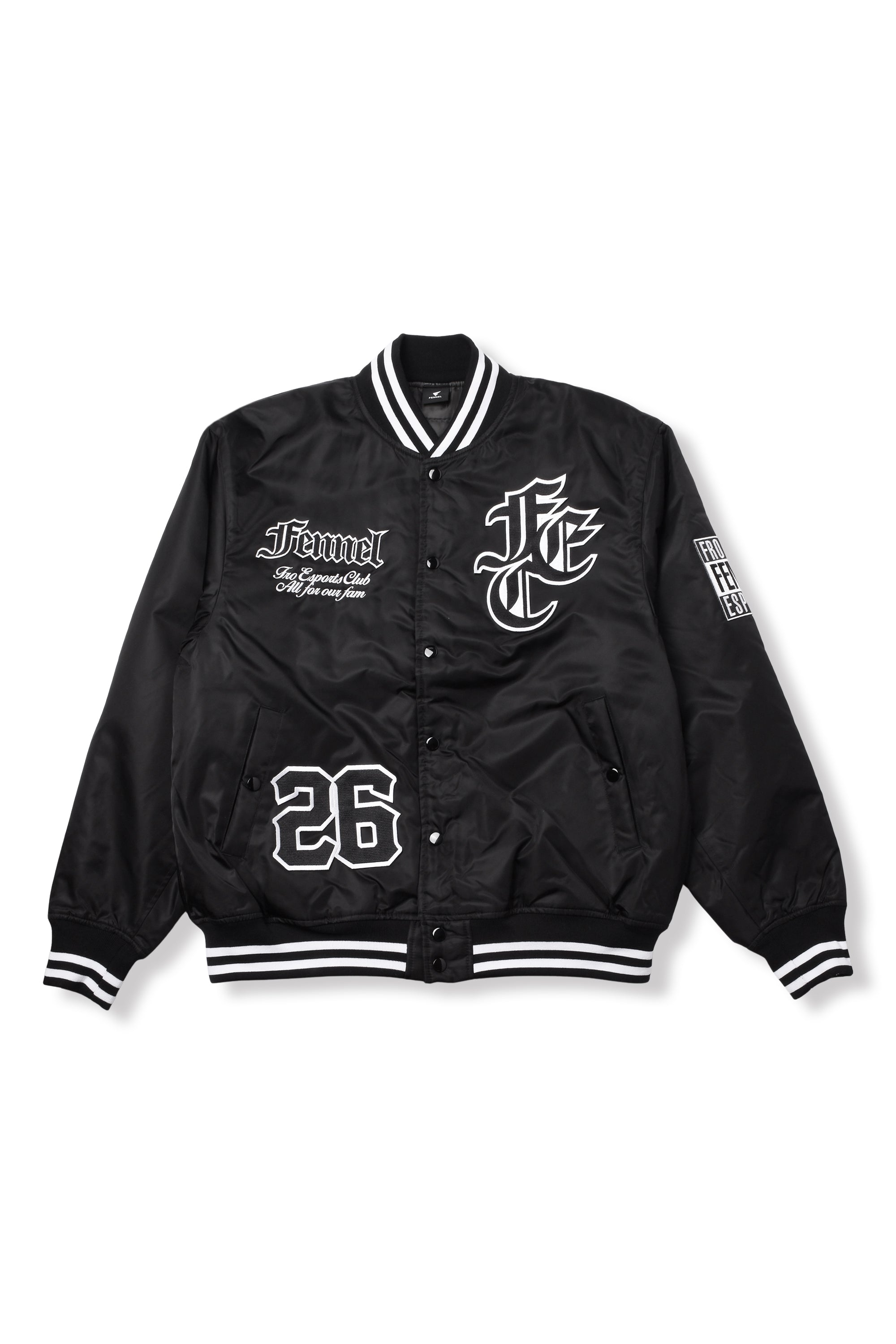 スコットクラブ系列 FENNEL フェンネルフォックスファーアクセントジレ FROCLUB × FENNEL STADIUM JACKET – FENNEL OFFICIAL EC STORE