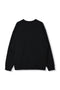 EMBROIDERY SWEAT SHIRT/BLACK