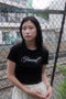 FENNEL RHINE STONE T-SHIRT BLACK