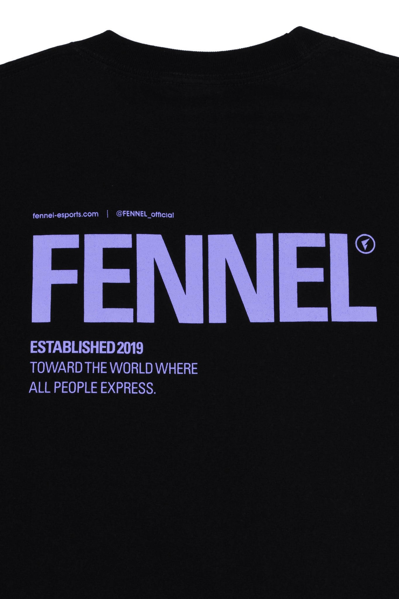 FENNEL STANDARD T-SHIRT BLACK/PURPLE