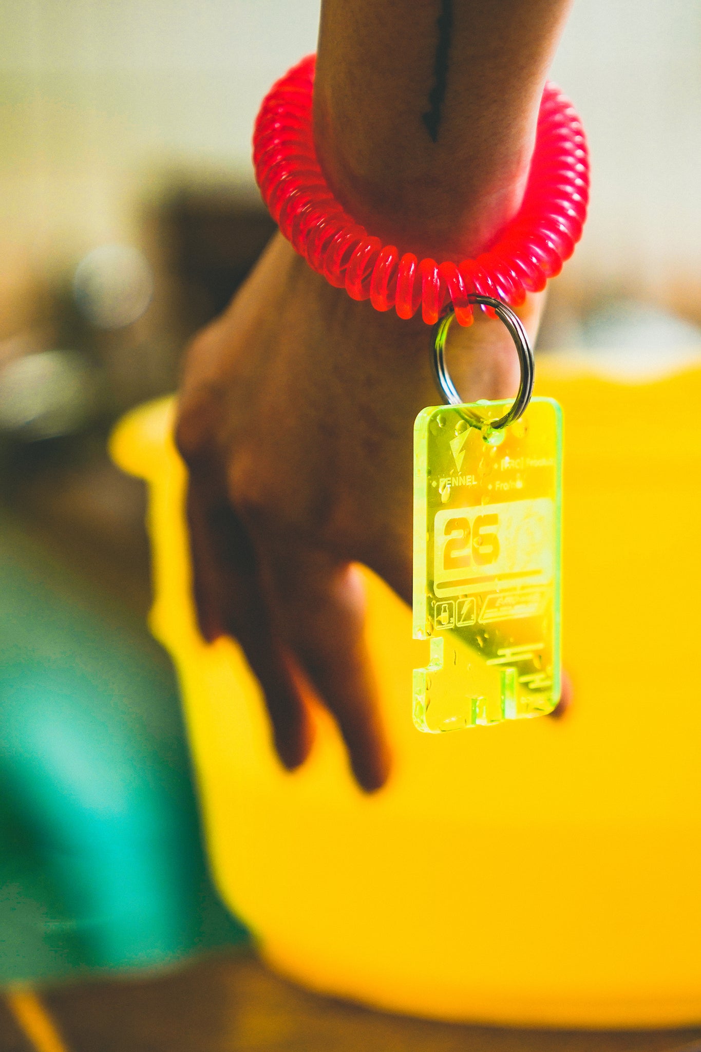 FENNEL × FROCLUB KEY HOLDER YELLOW