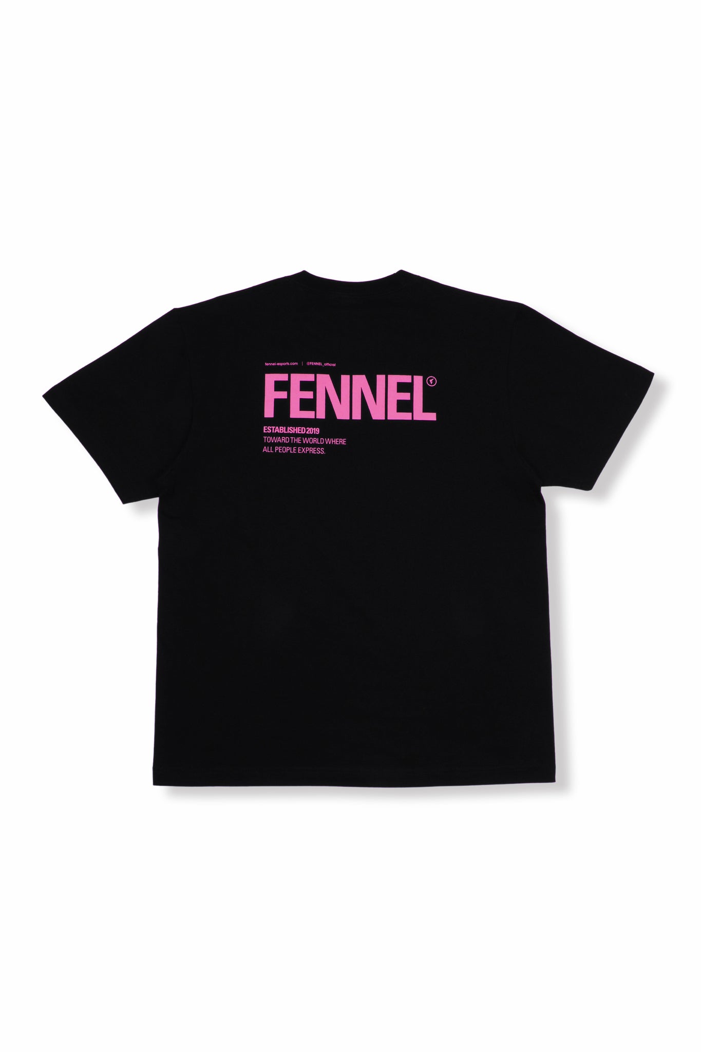 FENNEL STANDARD T-SHIRT BLACK/PINK