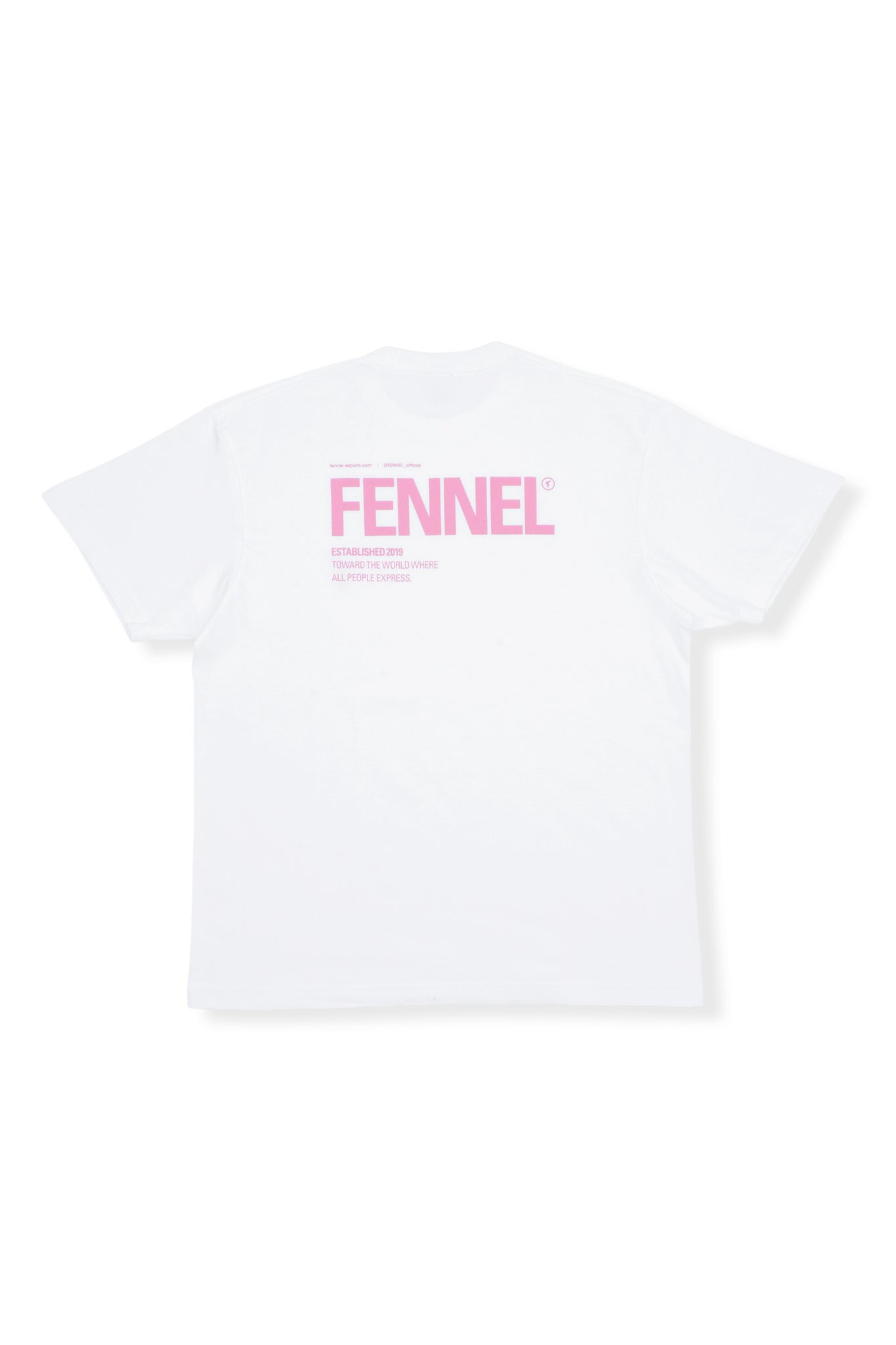 FENNEL STANDARD T-SHIRT WHITE/PINK