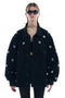 EYELET DENIM JACKET
