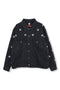 EYELET DENIM JACKET