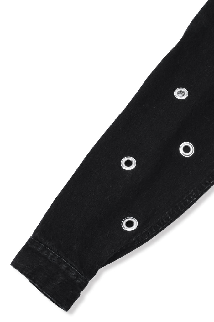 EYELET DENIM JACKET