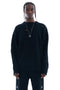 DAMAGED KNIT SWEATER / BLACK