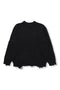 DAMAGED KNIT SWEATER / BLACK