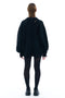 DAMAGED KNIT SWEATER / BLACK