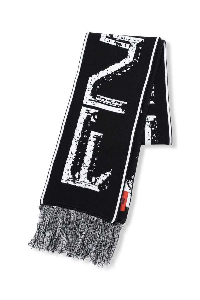 JACQUARD SCARF / BLACK