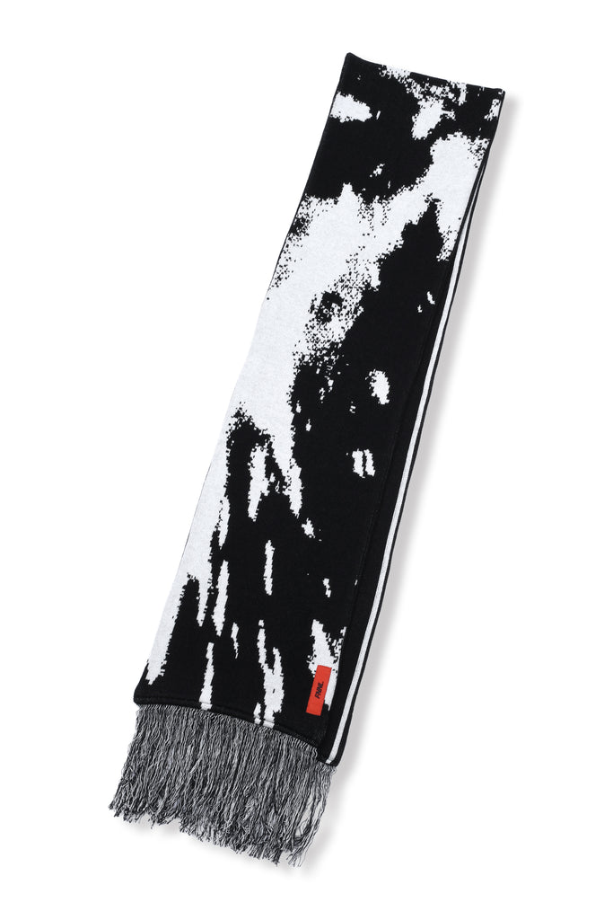 JACQUARD SCARF / BLACK