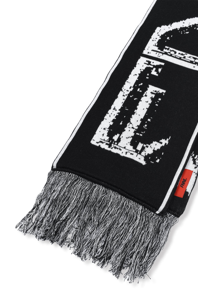 JACQUARD SCARF / BLACK