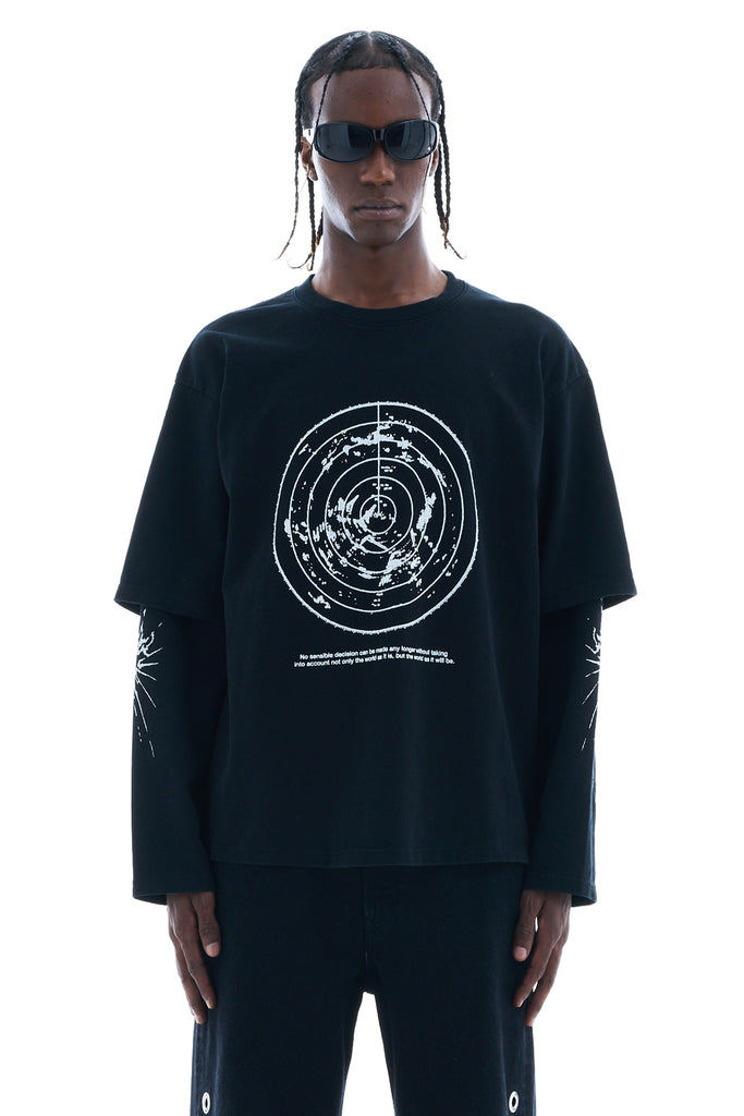 LAYERED PRINTED L/S T-SHIRTS