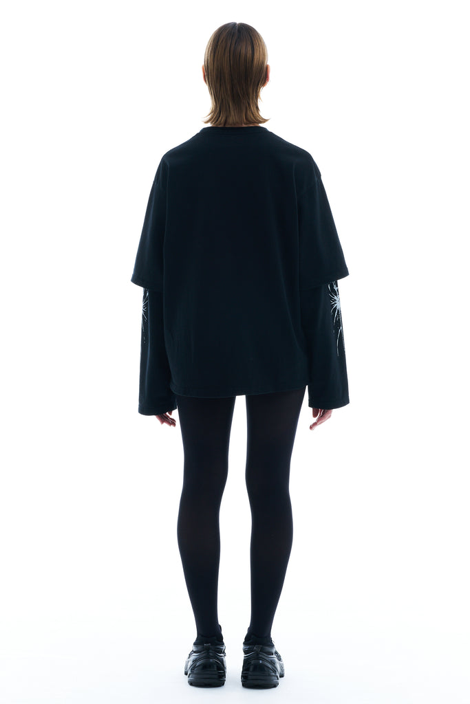 LAYERED PRINTED L/S T-SHIRTS