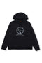 OVERSIZED PRINTED HOODIE / BLACK