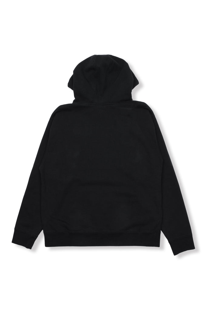 OVERSIZED PRINTED HOODIE / BLACK