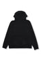 OVERSIZED PRINTED HOODIE / BLACK