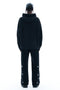 OVERSIZED PRINTED HOODIE / BLACK