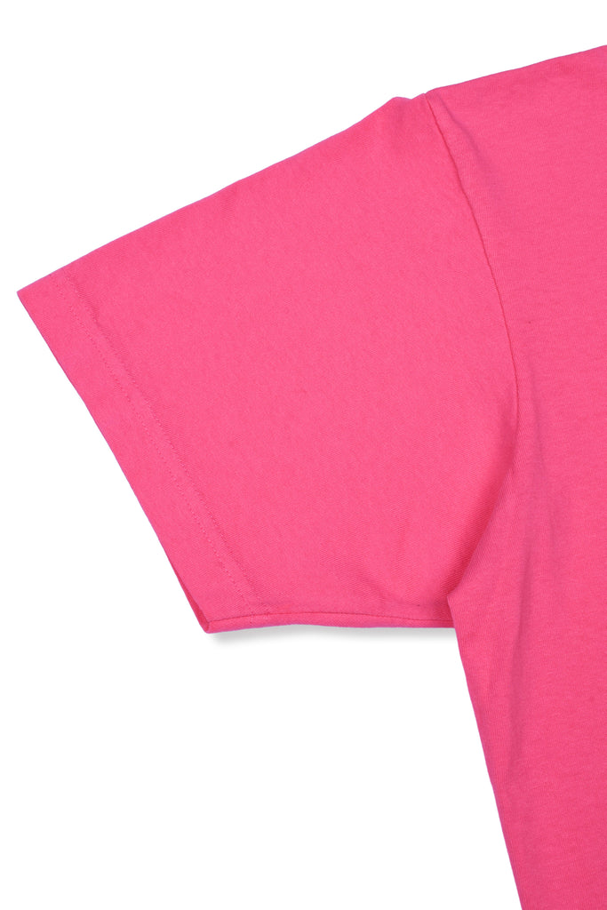 FENNEL × ECOCYCLE® BASIC LOGO T-SHIRT/ELECTRIC PINK