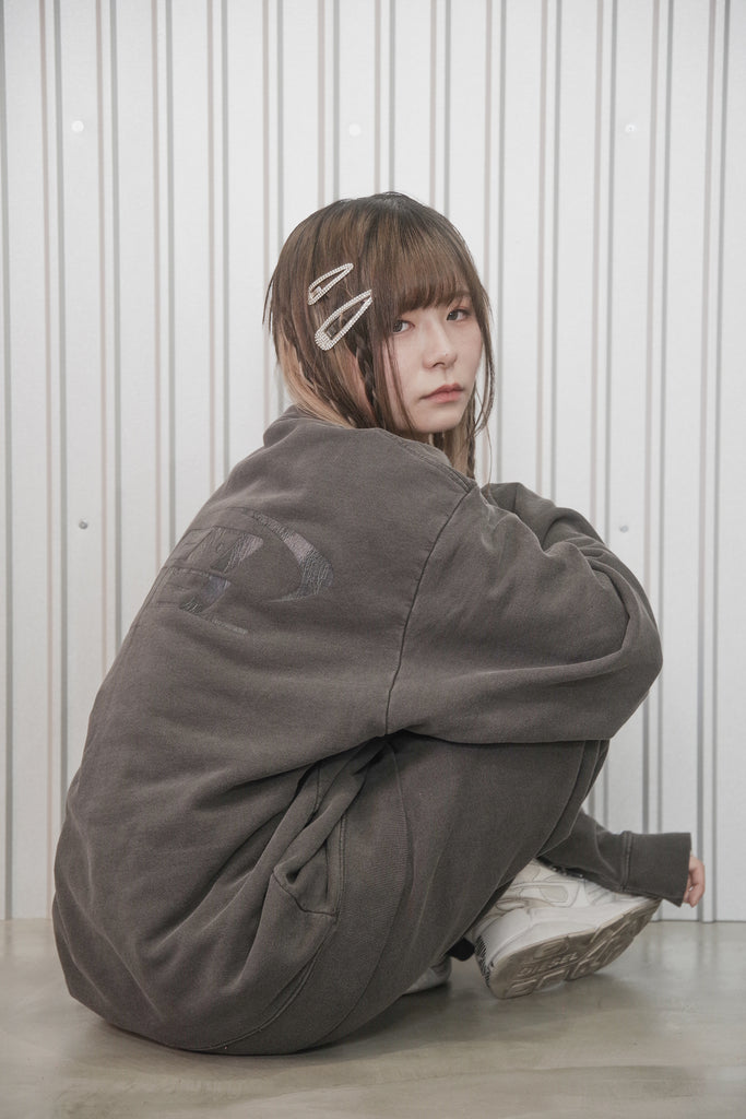 FENNEL × ECOCYCLE® GRAPHIC SWEAT/VINTAGE BLACK