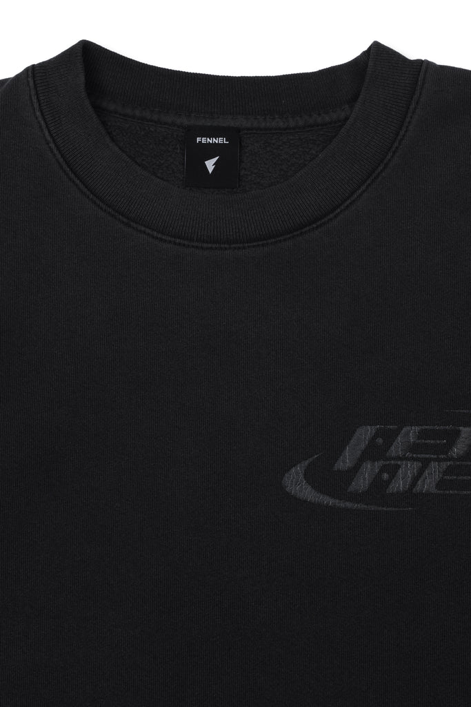 FENNEL × ECOCYCLE® GRAPHIC SWEAT/VINTAGE BLACK