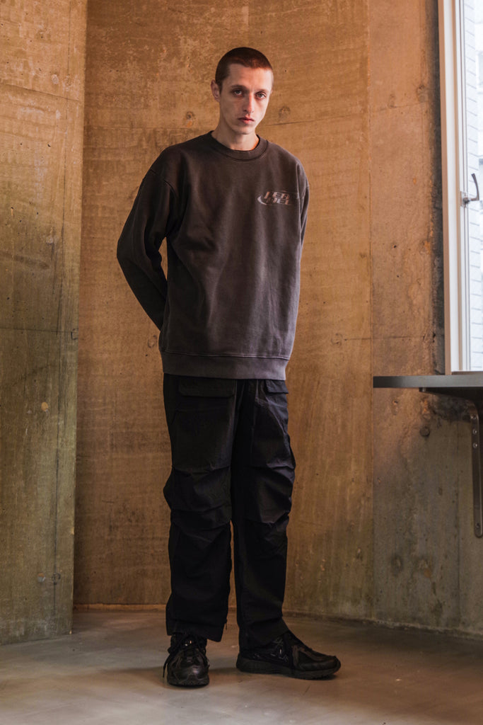 FENNEL × ECOCYCLE® GRAPHIC SWEAT/VINTAGE BLACK