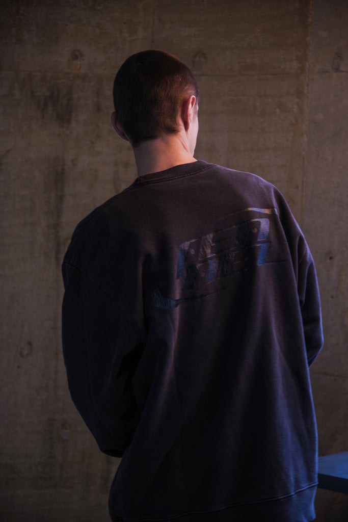 FENNEL × ECOCYCLE® GRAPHIC SWEAT/VINTAGE BLACK