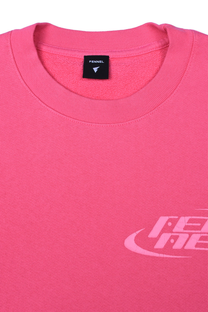 FENNEL × ECOCYCLE® GRAPHIC SWEAT/ELECTRIC PINK