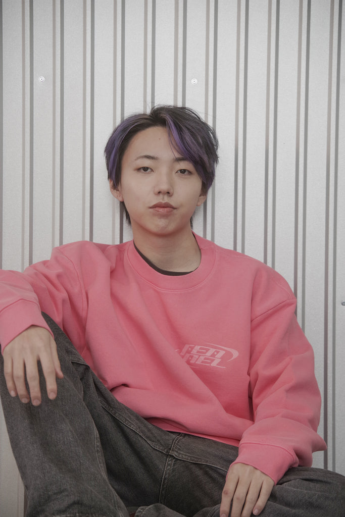 FENNEL × ECOCYCLE® GRAPHIC SWEAT/ELECTRIC PINK