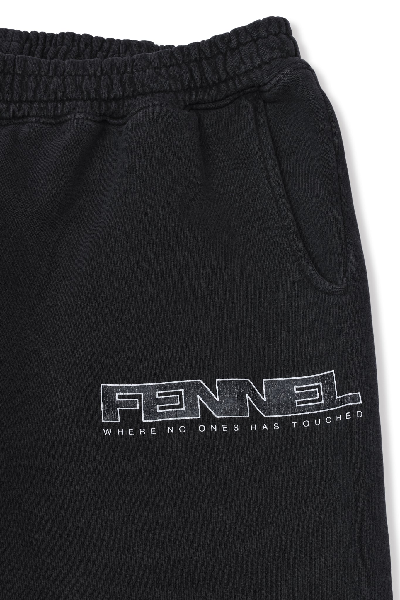 FENNEL × ECOCYCLE® BASIC LOGO PANTS/VINTAGE BLACK