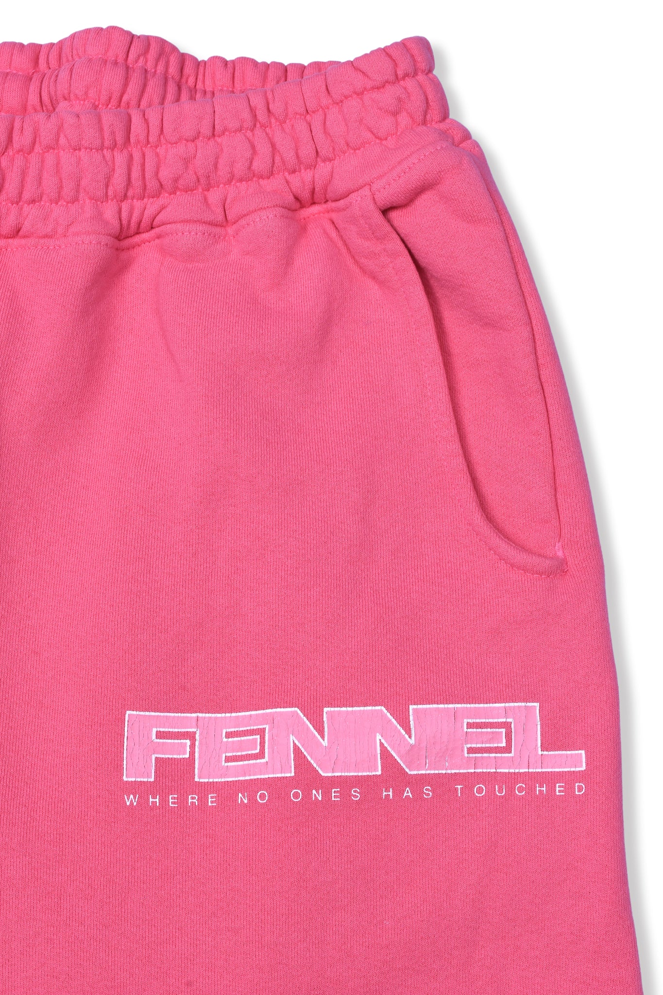 FENNEL × ECOCYCLE® BASIC LOGO PANTS/ELECTRIC PINK