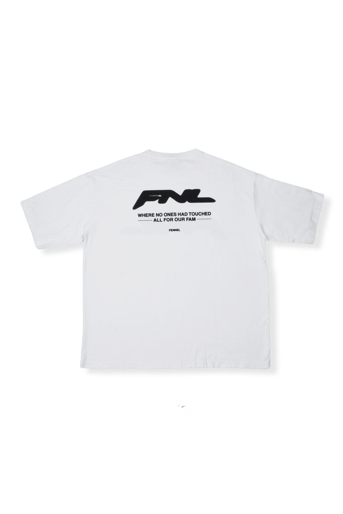 FENNEL DAMAGED T-SHIRT WHITE