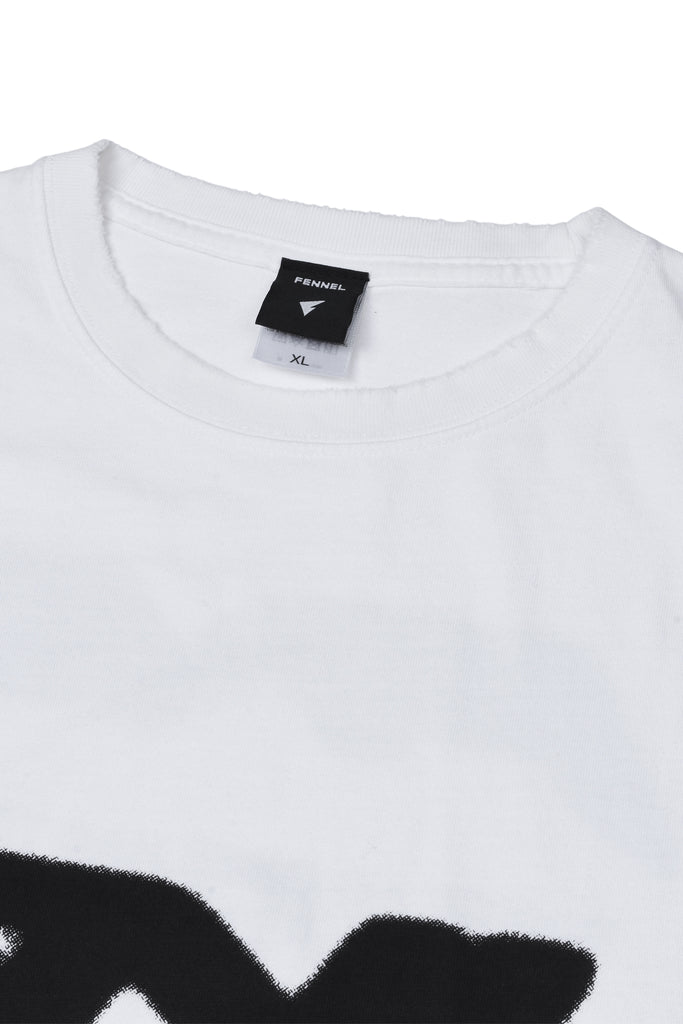 FENNEL DAMAGED T-SHIRT WHITE