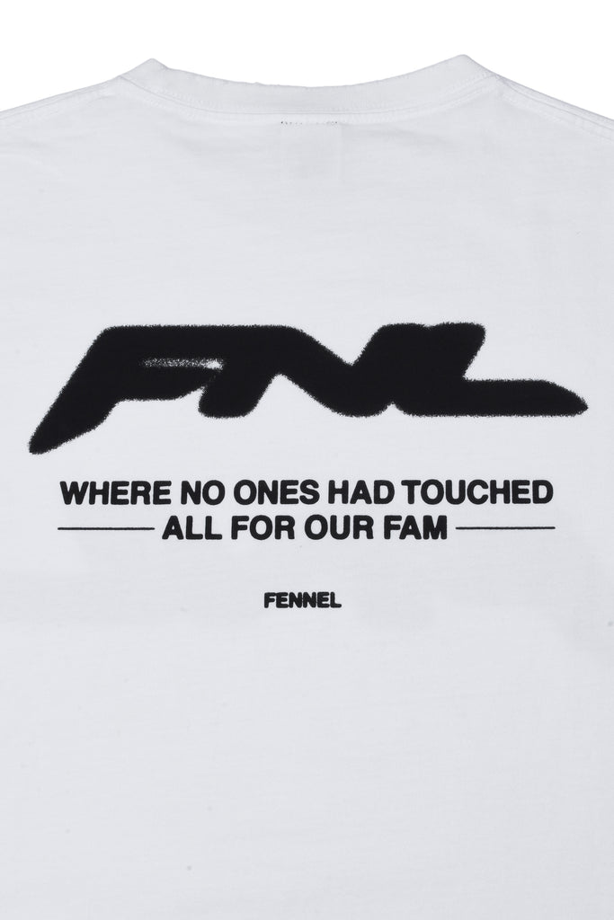FENNEL DAMAGED T-SHIRT WHITE