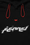 DIESEL × FENNEL HOODIE WITH REFLECTIVE LOGO BANDS MENS