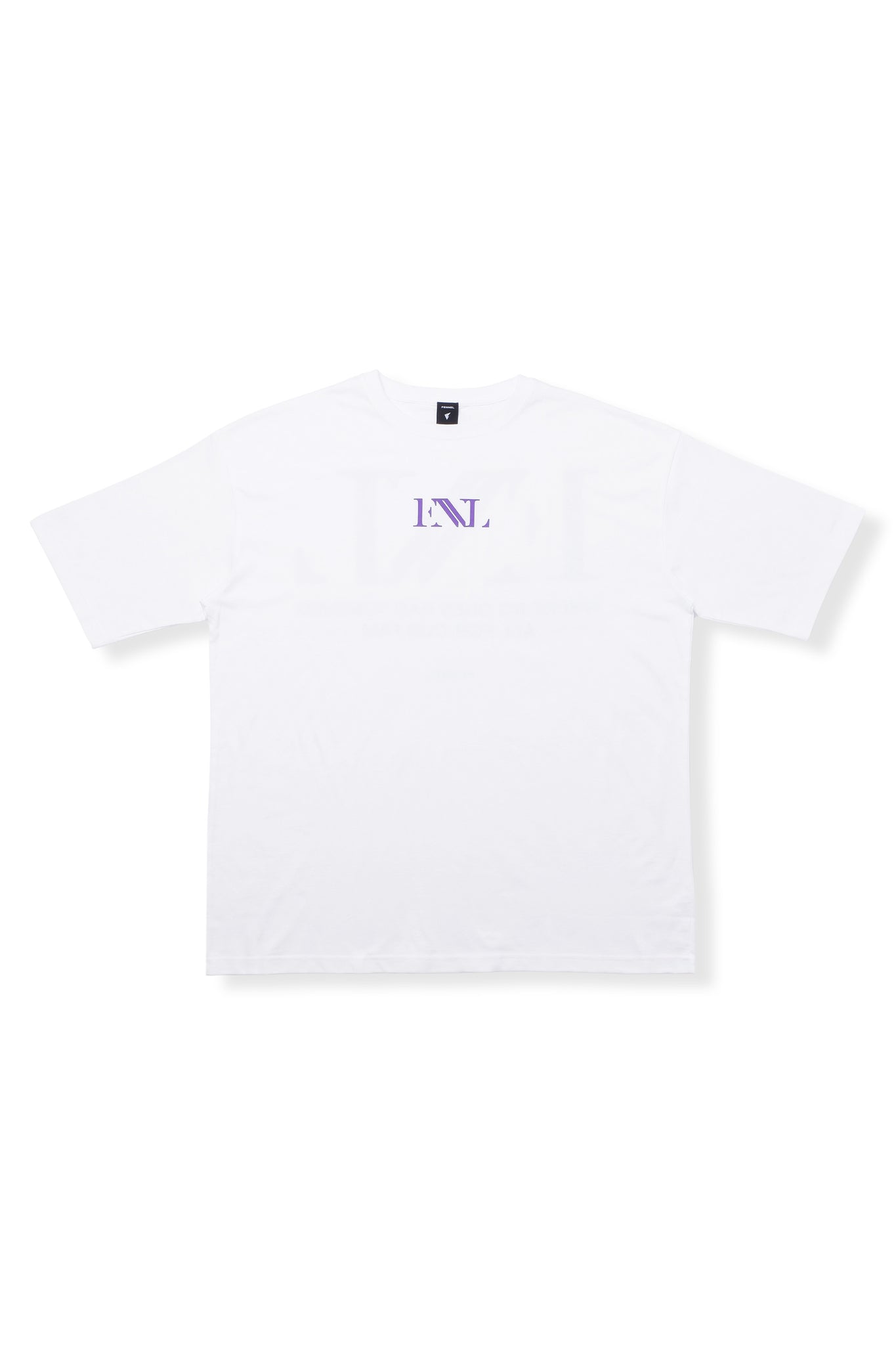 FENNEL PRINTED T-SHIRT WHITE/PURPLE