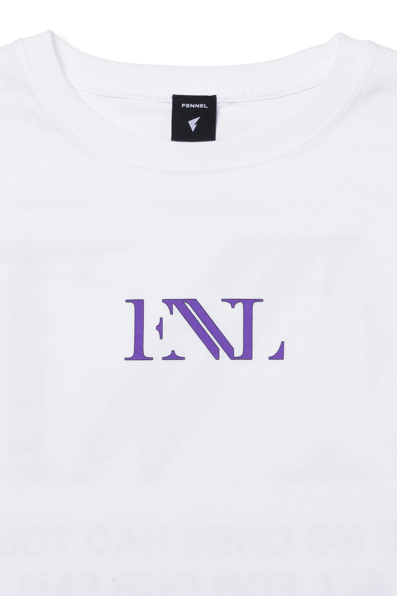 FENNEL PRINTED T-SHIRT WHITE/PURPLE