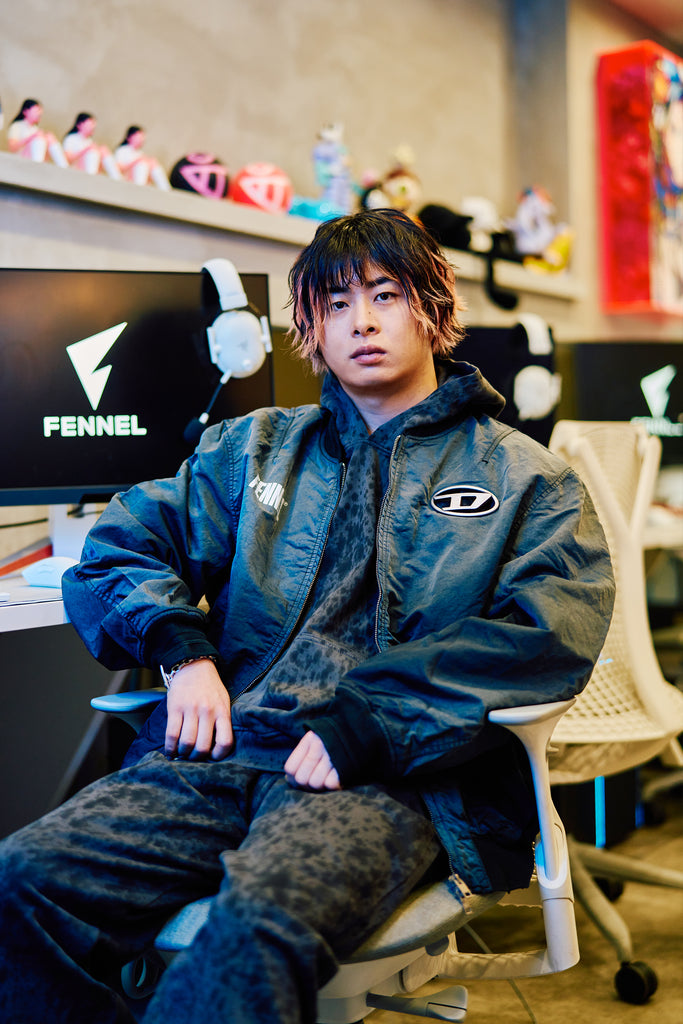 DIESEL × FENNEL GARMENT DYE MA-1 JACKET