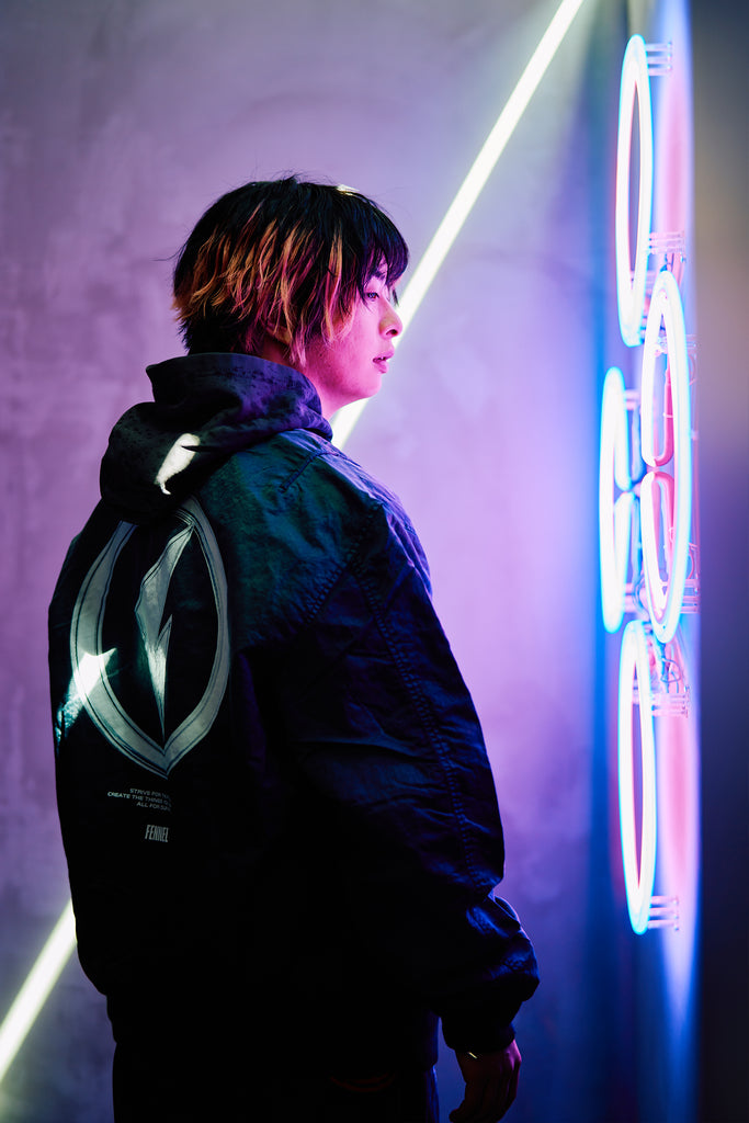 DIESEL × FENNEL GARMENT DYE MA-1 JACKET
