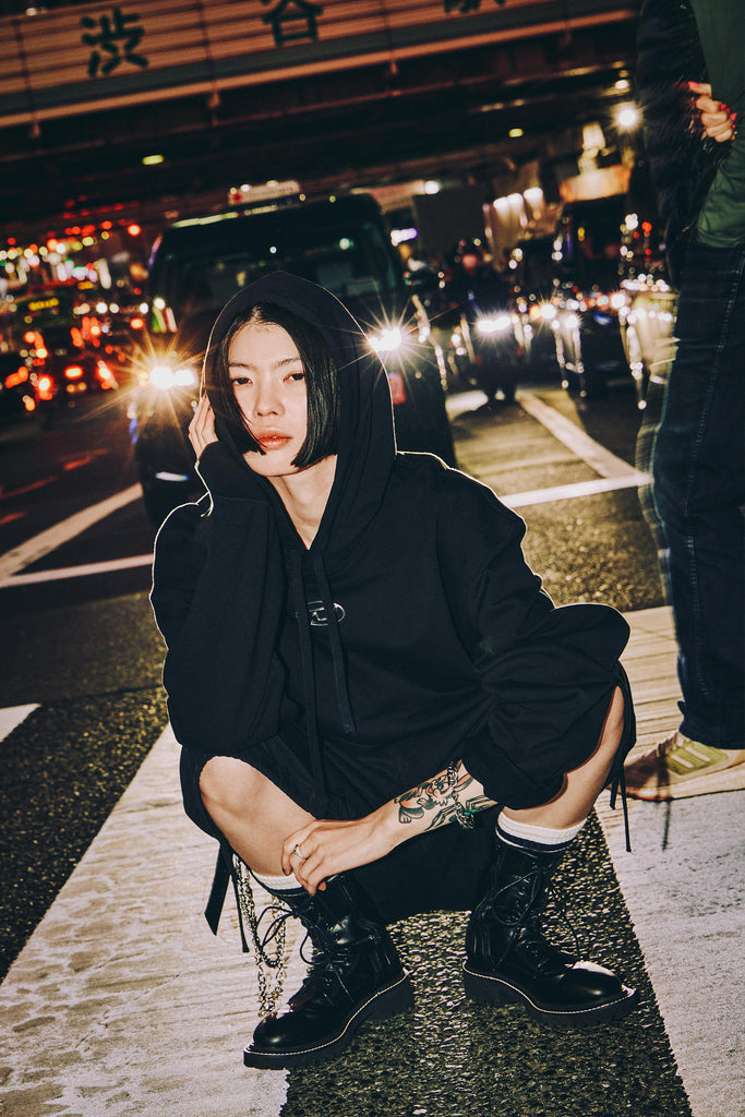 DIESEL × FENNEL METALLIC OVAL D PARKA
