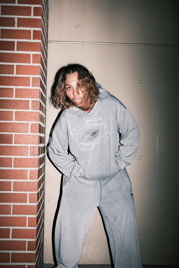 DIESEL × FENNEL GATHERED ACID WASH PANTS