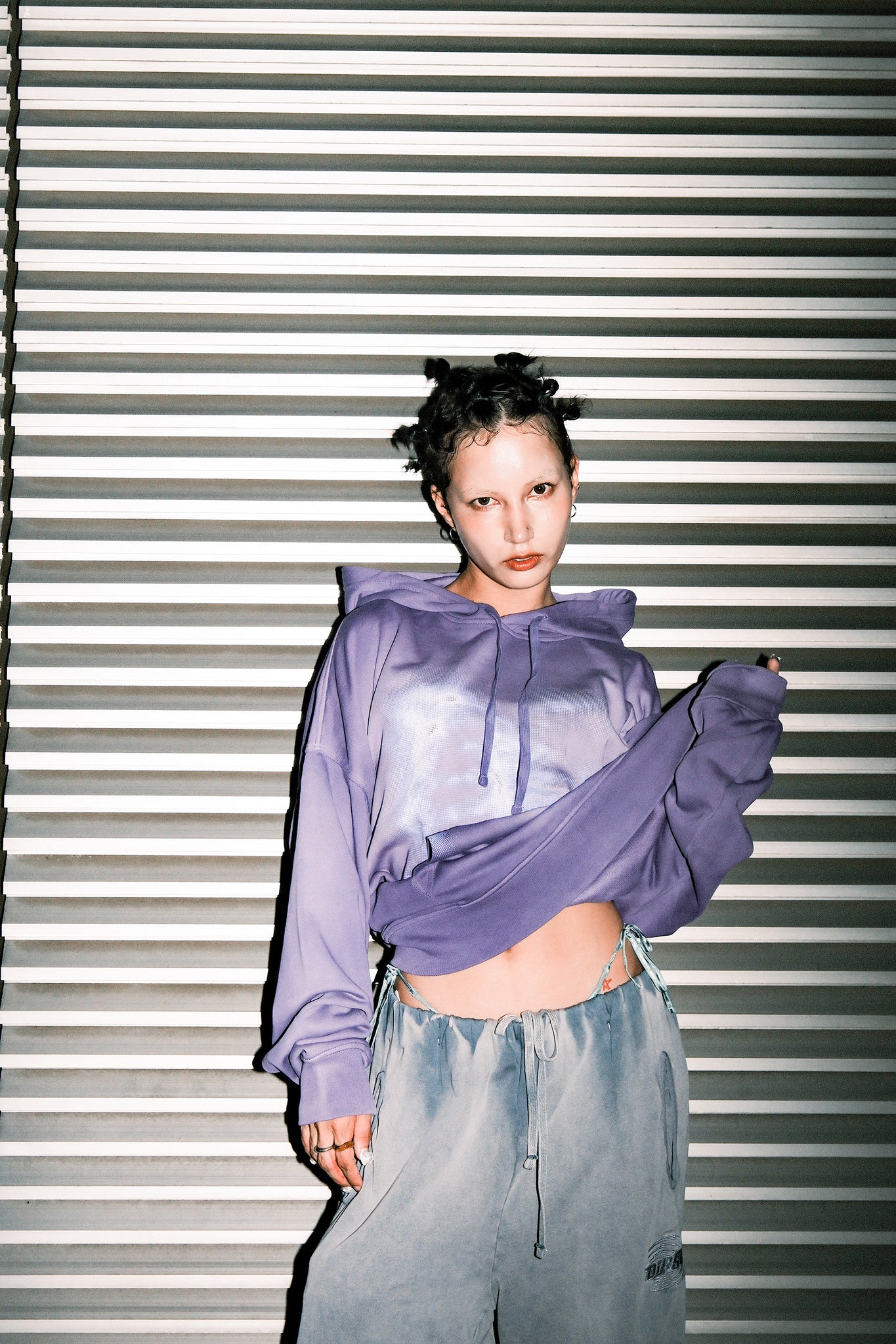 DIESEL × FENNEL SUN FADE PARKA PURPLE