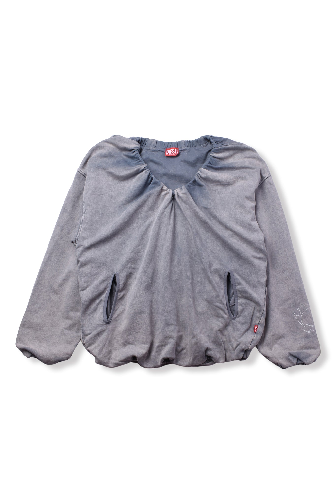 DIESEL × FENNEL GATHERED ACID WASH SWEAT