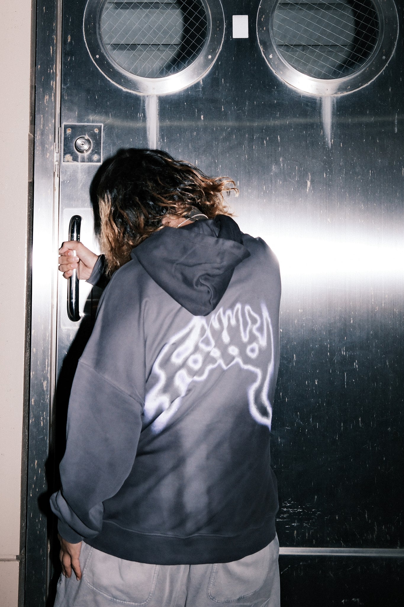DIESEL × FENNEL SUN FADE PARKA BLACK