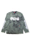 DIESEL × FENNEL MARBLE L/S T-SHIRT GREEN
