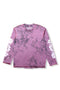 DIESEL × FENNEL MARBLE L/S T-SHIRT PINK
