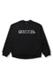 SPRAY LOGO COCOON SWEAT