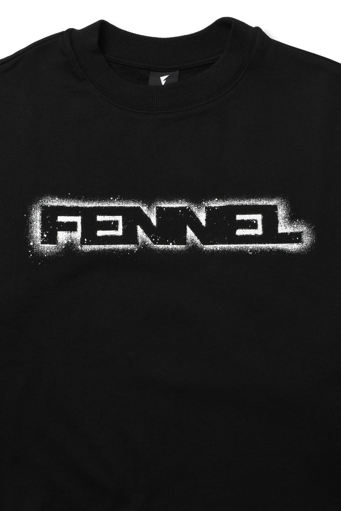 SPRAY LOGO COCOON SWEAT