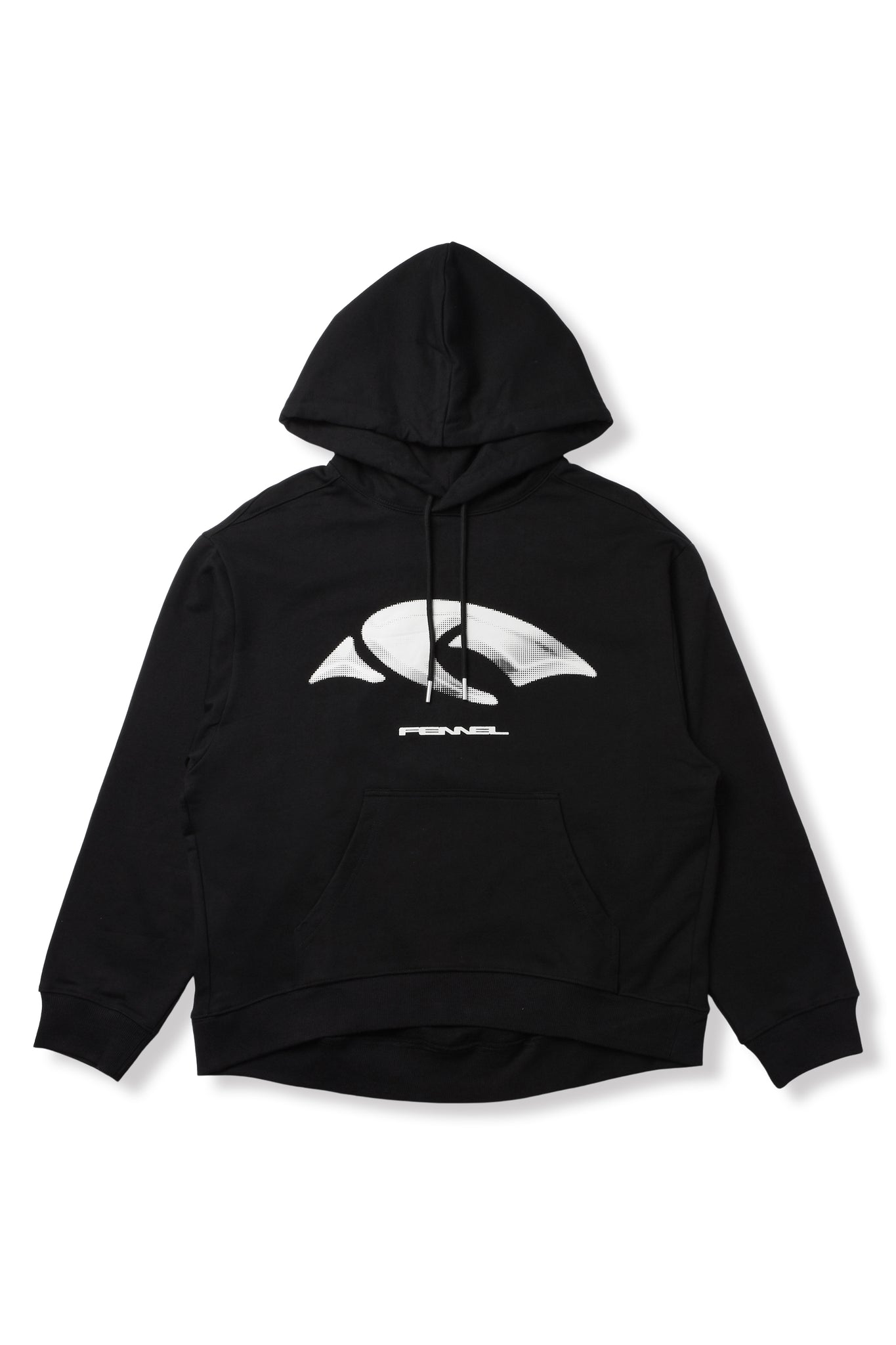 [CATALOG] FENNEL LOGO COCOON HOODIE/BLACK