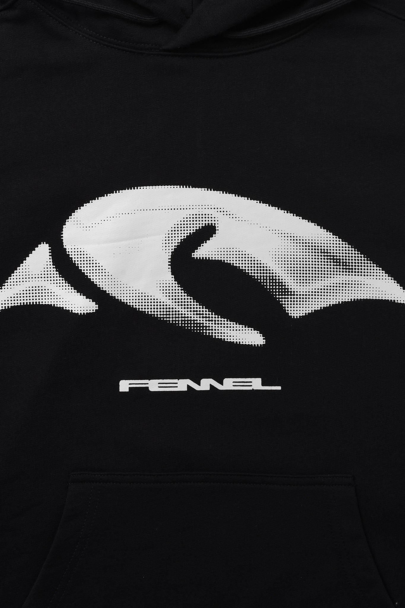 [CATALOG] FENNEL LOGO COCOON HOODIE/BLACK
